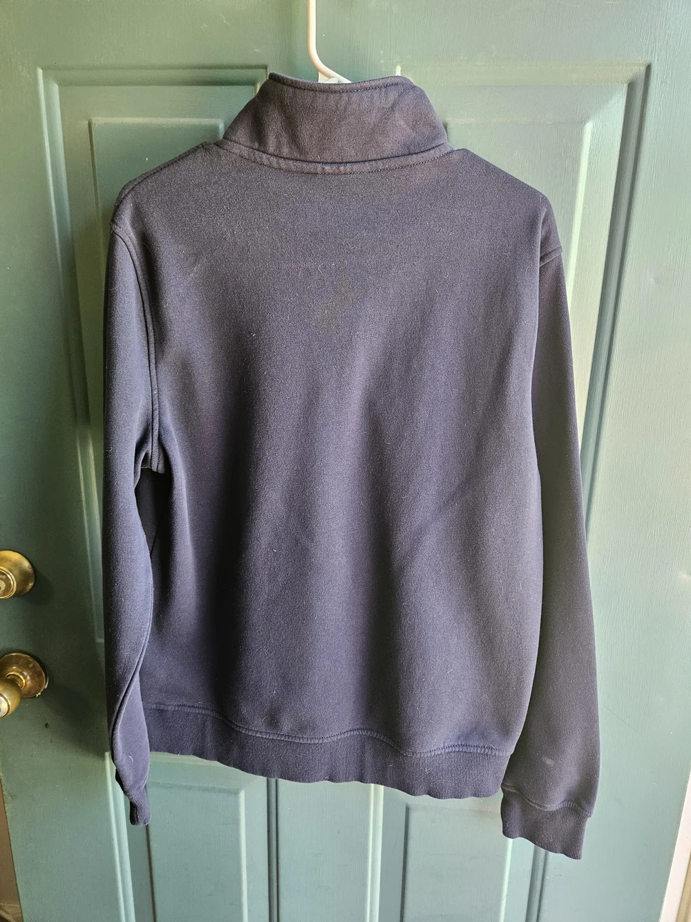 Michael Kors Men's Navy Quarter-Zip Pullover Sweater Size Large Dress Casual